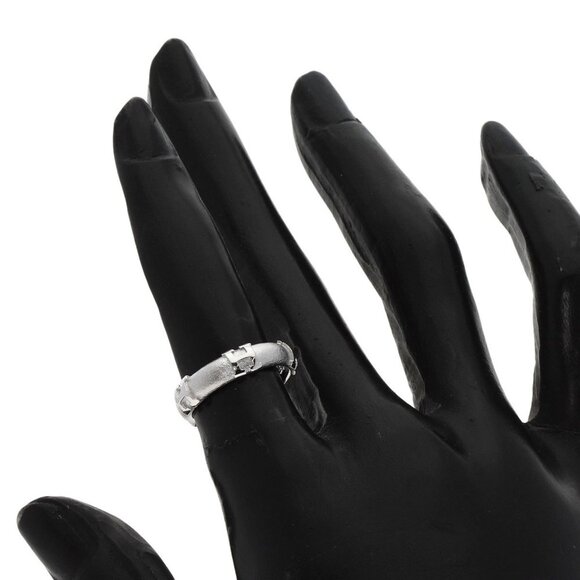 HERMES 18k White Gold Ring #47 - Picture 7 of 10